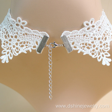 Lace Fancy Choker Necklace Chain Tassel Wedding Jewellery